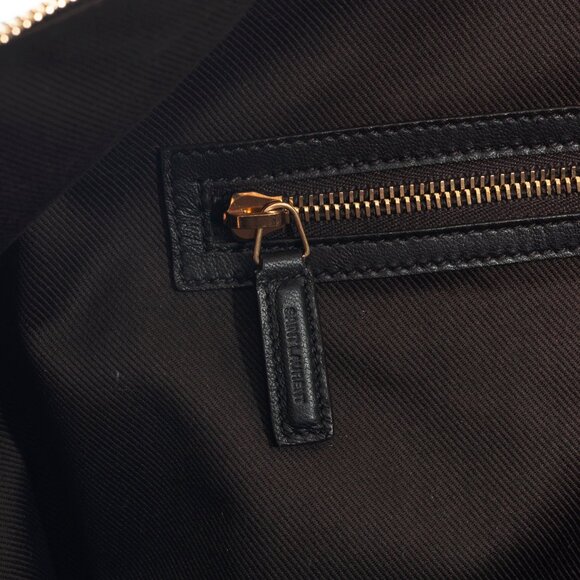 Saint Laurent Le Monogramme 72H Duffle Chestnut Cassandre Canvas & Leather Bag - Picture 15 of 16